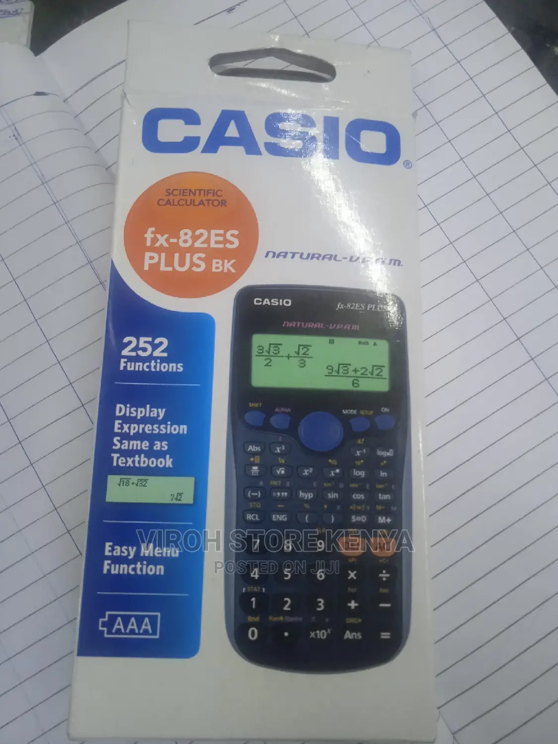 Casio Fx-82es PLUS Original Calculator