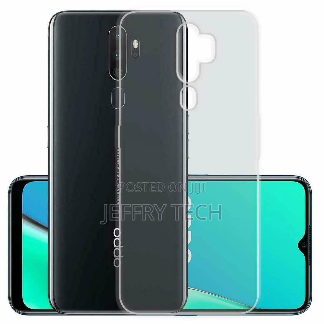 Oppo A5 2020 Clear Case Shockproof Ultra Thin Gel Silicone