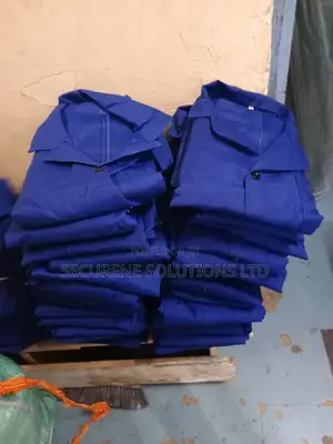 Dust Coat Fashion Comfy Royal Blue Cotton Dust-coat