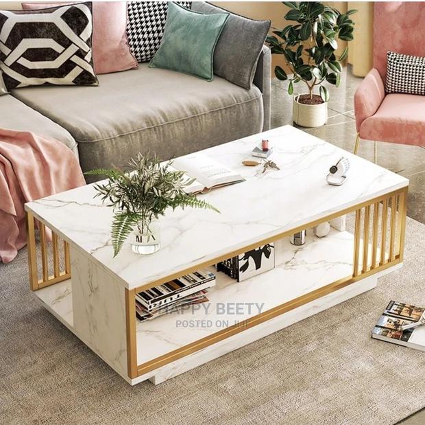 Marble Effect Coffee Table - main view