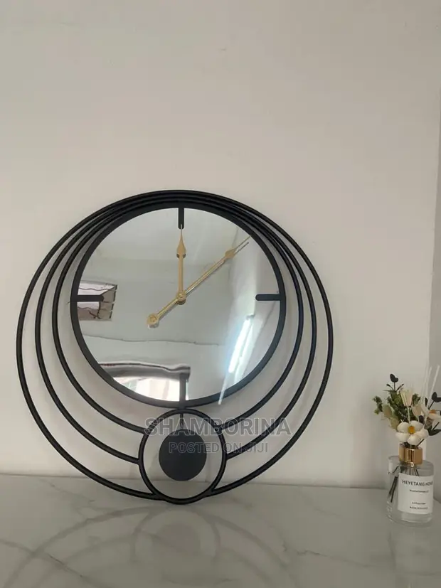 Update more than 89 decorative mirror wall clock best seven.edu.vn