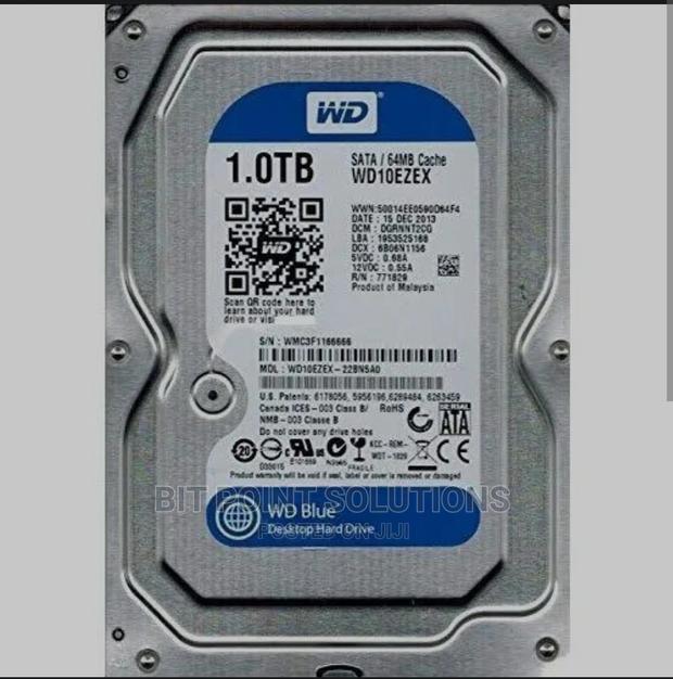 WD 1TB Blue PC Desktop Hard Drive - main view