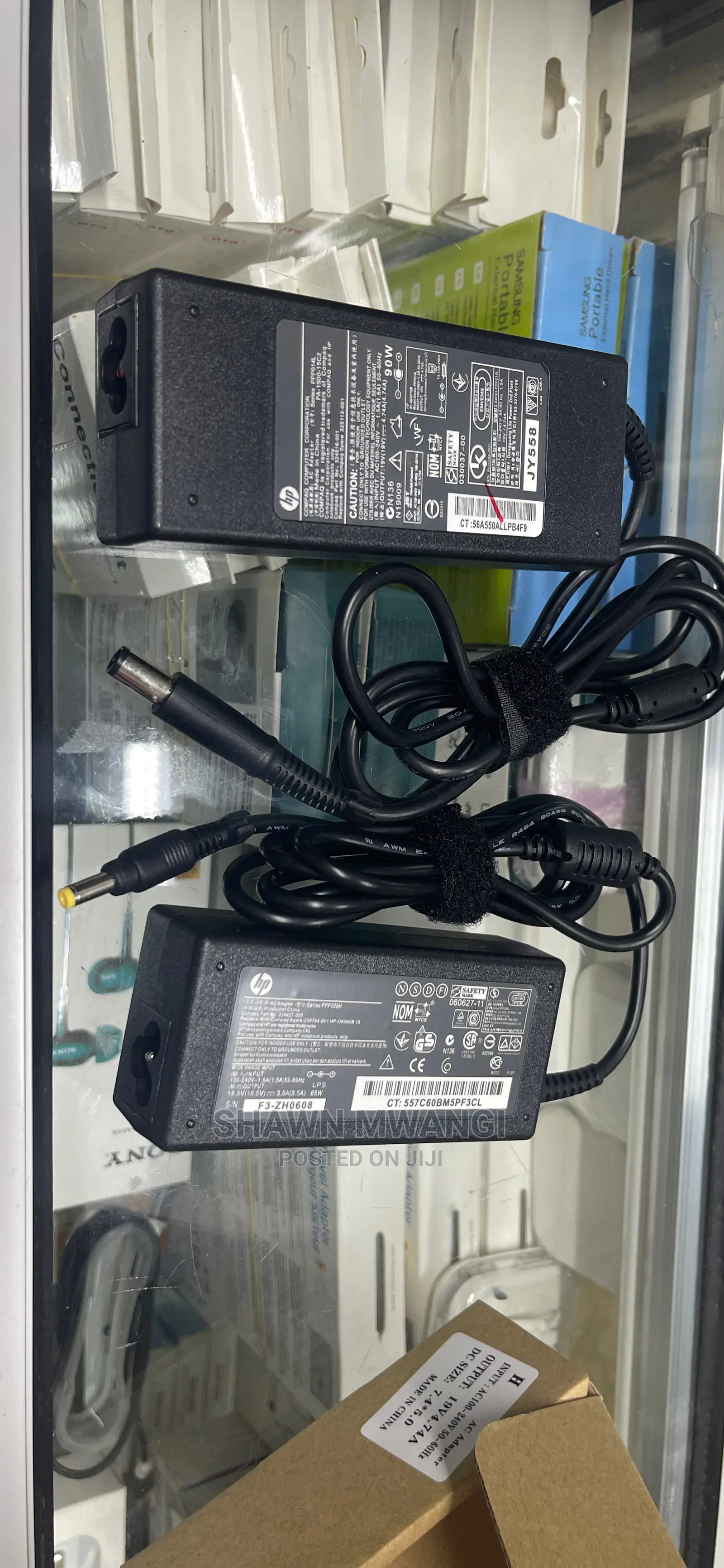 Hp Adapters Both Big Pin and Yellow Pin Available