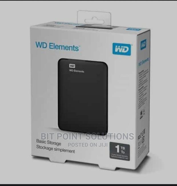 WD 1TB Elements Portable Black - main view