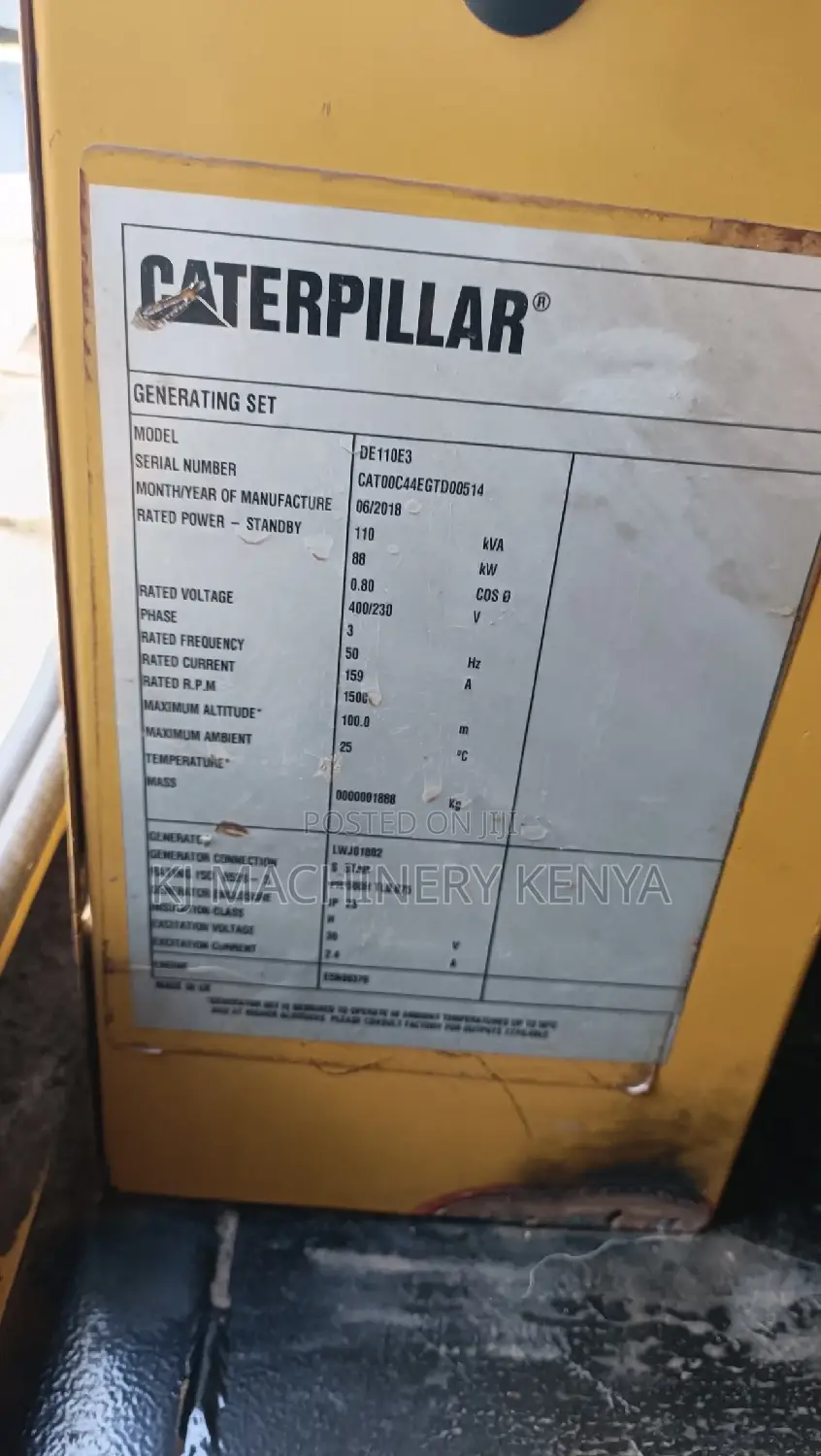 100/110kva Caterpillar Generator for Sale