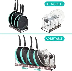 Expandable Pan/Pots /Lids Organizer