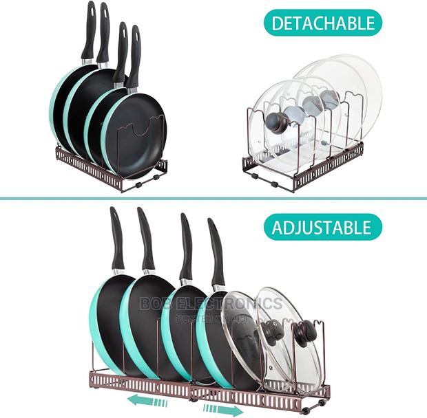 Expandable Pan/Pots /Lids Organizer - main view