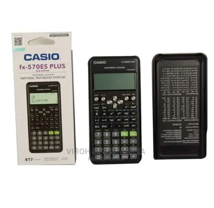 Casio Fx570es Plus 2 Scientific Calculator,417F, Black in Nairobi