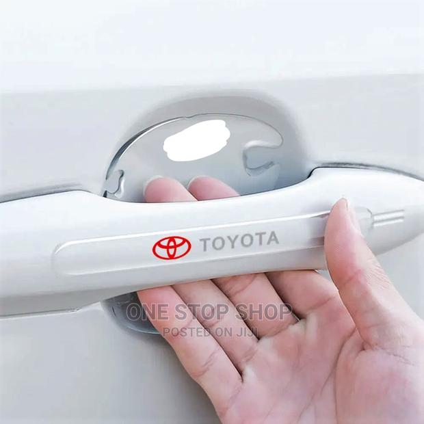 4pcs Toyota Clear Door Handle Antiscratch Stickers