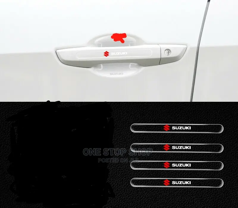 4pcs Suzuki Colourless Door Antisctatch Film Stickers