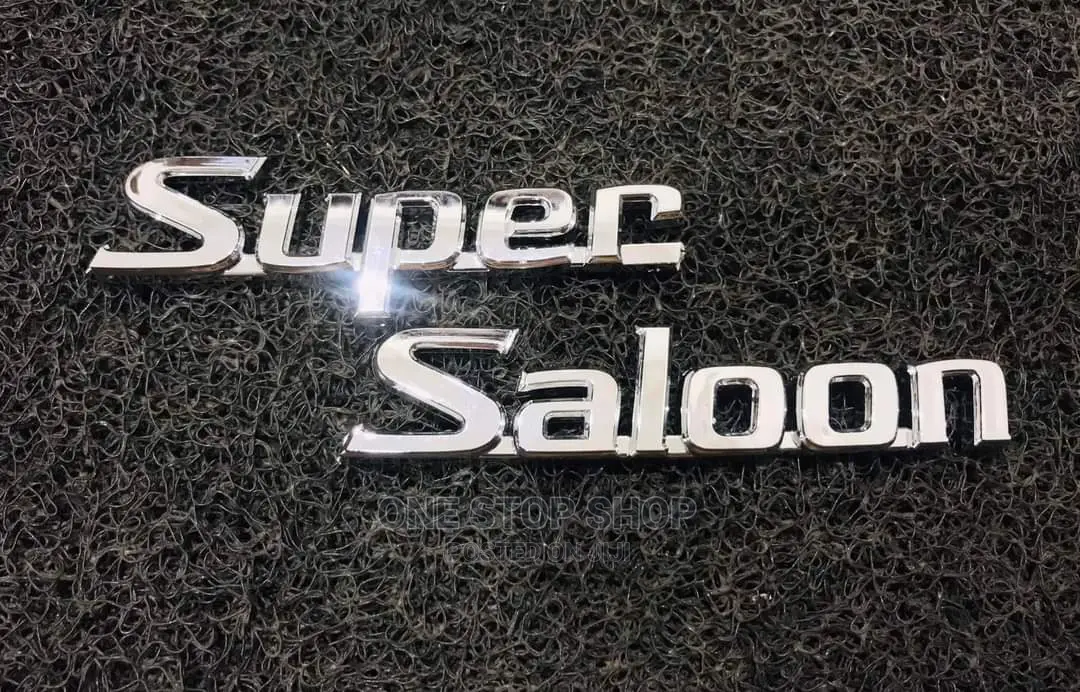 Super Saloon Car Body Badge Sticker