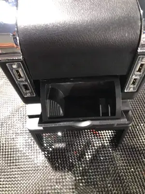 Black Armrest Console Box With Usb Charging Ports