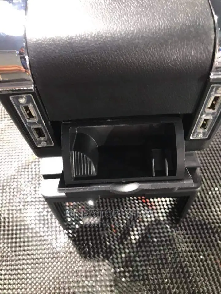 Black Armrest Console Box With Usb Charging Ports