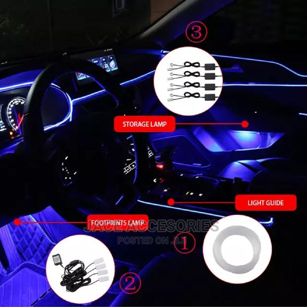 Fancy Car Interior Dashboard Ambience Decor - thumbnail 4
