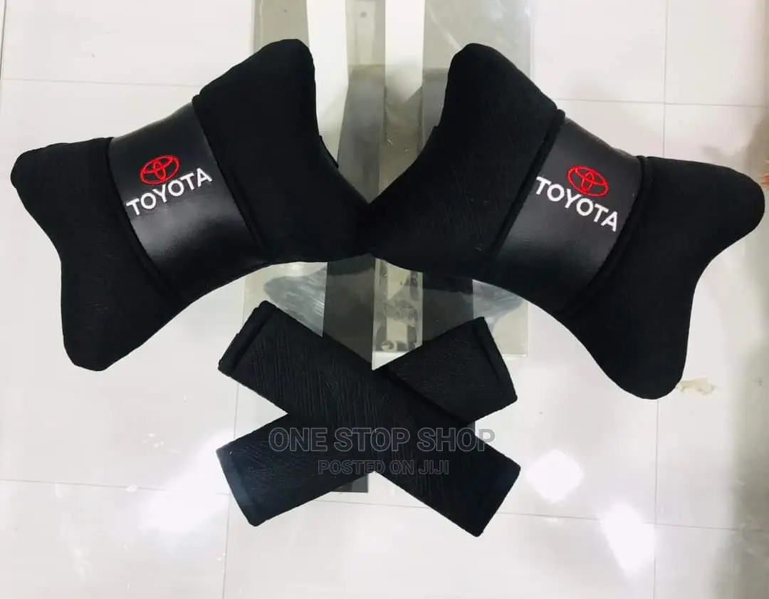 Toyota Branded Neckrest Pillow+ Safety Belt Pad