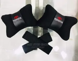Toyota Branded Neckrest Pillow+ Safety Belt Pad