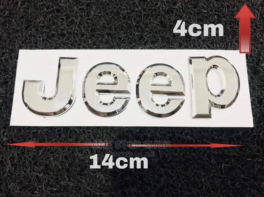 Jeep Silver Badge Sticker