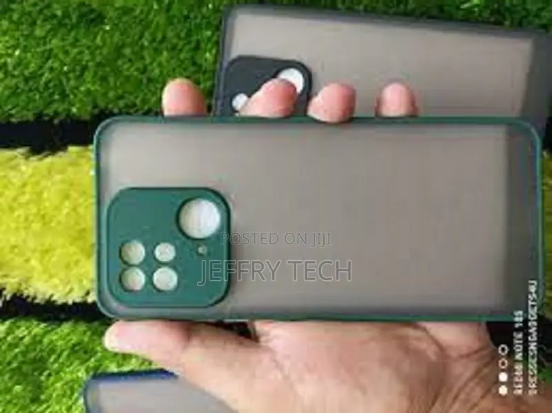 Redmi 10c Back Cover Smoke Matte Finished With Camera Prote