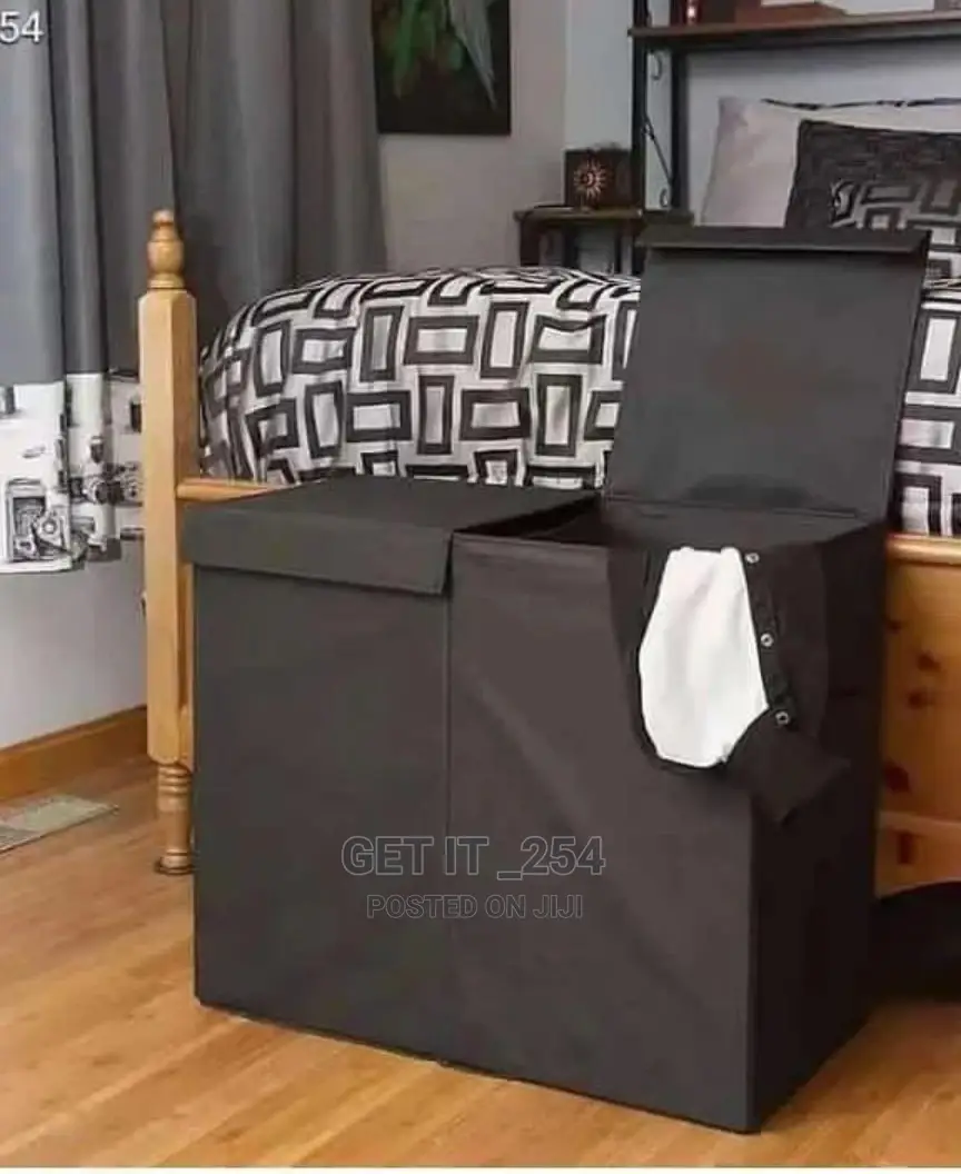 Double Foldable Laundry Basket