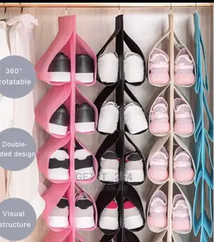 Grid Hanging Shoe Rack