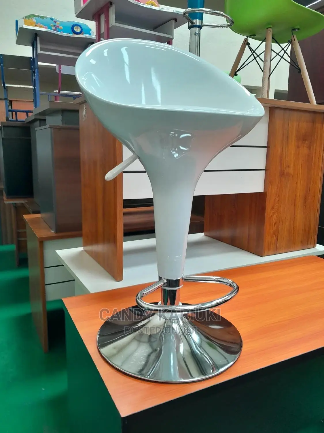 White Bar Stool