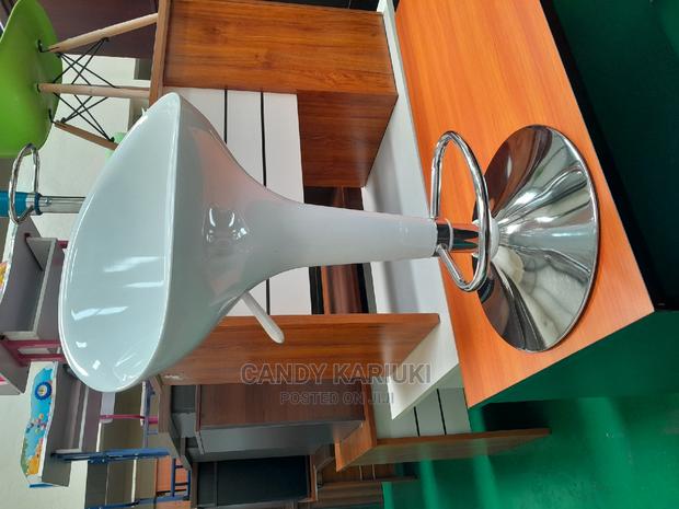 White Classic Kitchen Counter Stool - main view