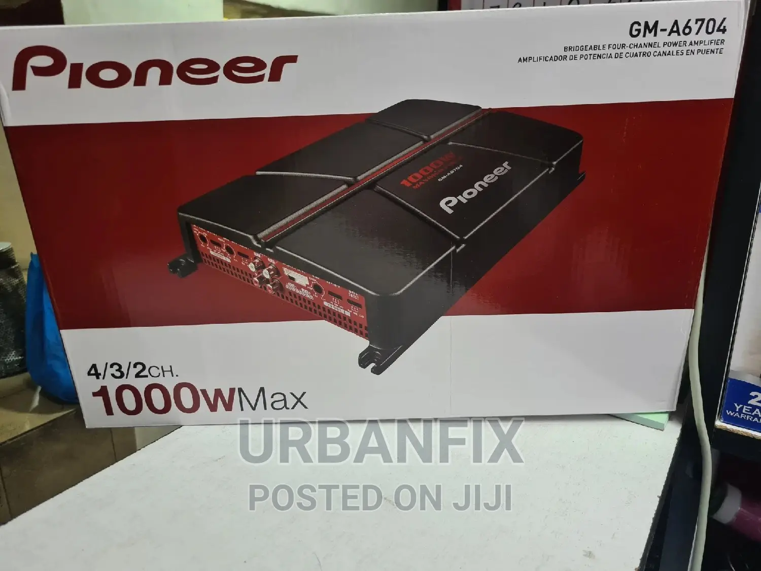 Pioneer 1000 Watts 4 Channel Amplifier