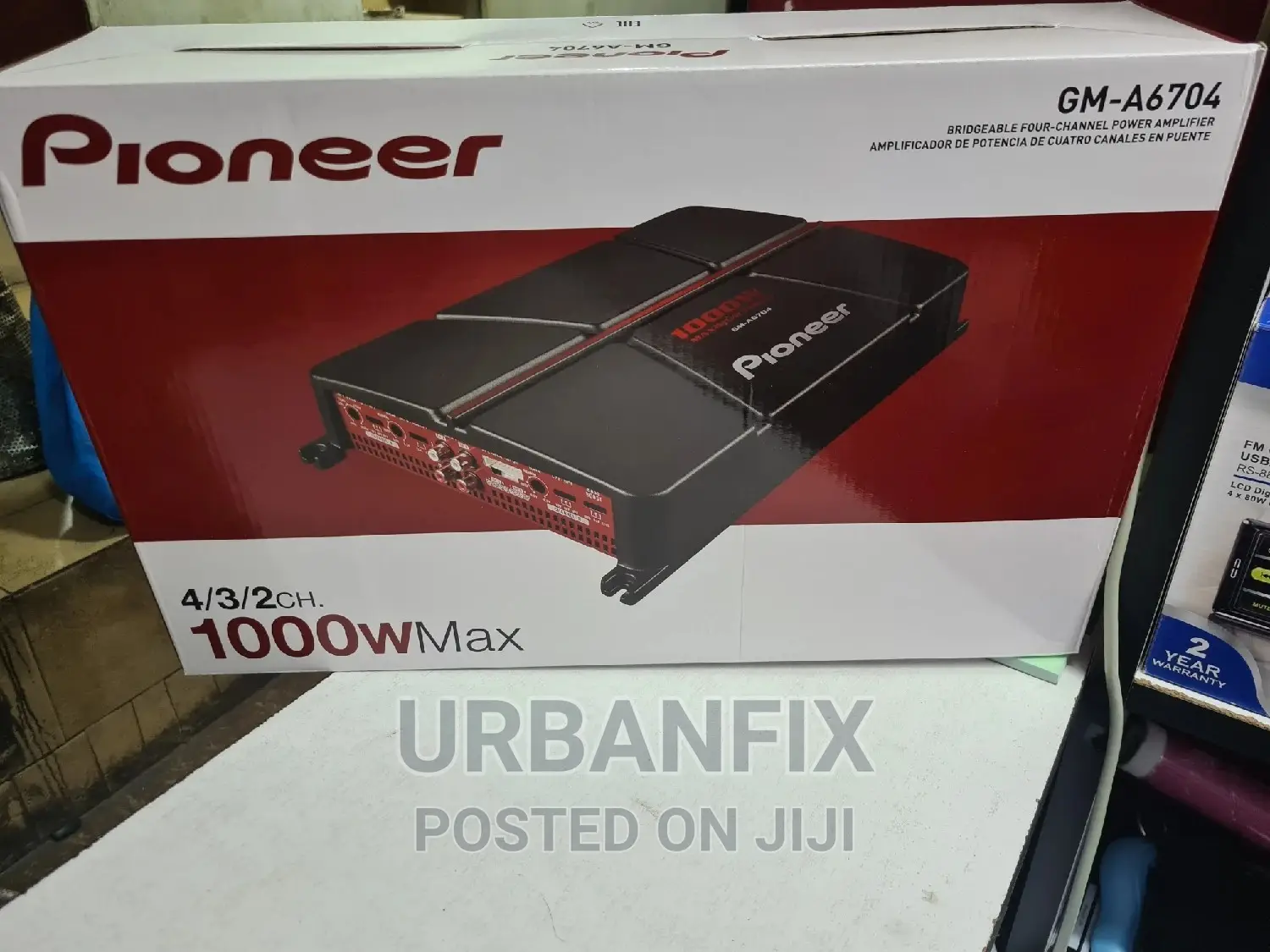 4 Channel Pioneer 1000 Watts Amplifier