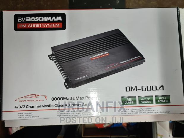 4 Channel Boschmann 8000 Watts Amplifier