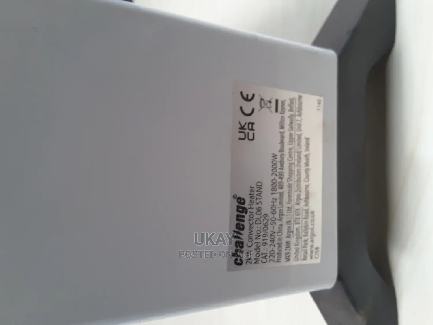 UK BRAND New- Electric Challenge Heater.