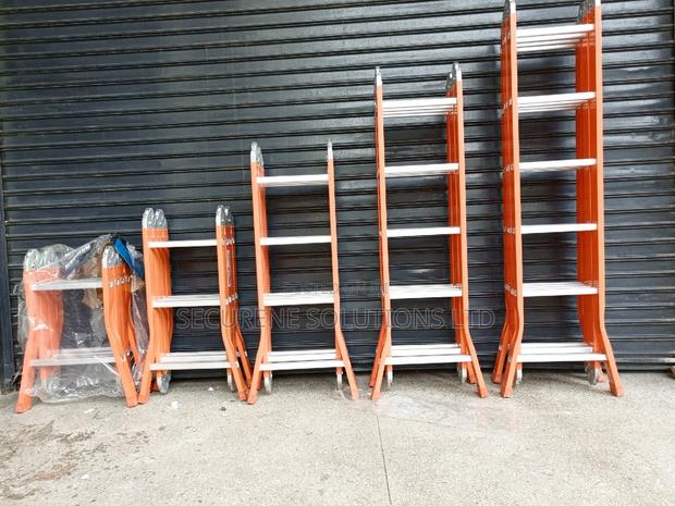 Iron/Aluminum Alloy Multipurpose Ladders 8ft,12ft,16ft,20ft - thumbnail 5