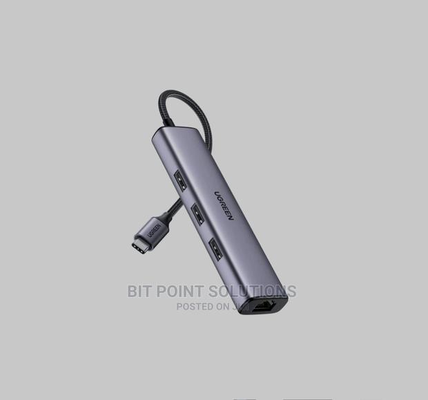 UGREEN USB 3.0 Hub (3 USB 3.0) With Gigabit Ethernet Adapter