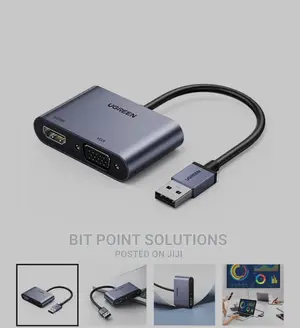 UGREEN USB 3.0 to HDMI + VGA Converter - CM449
