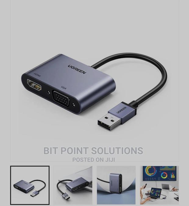 UGREEN USB 3.0 to HDMI + VGA Converter - CM449