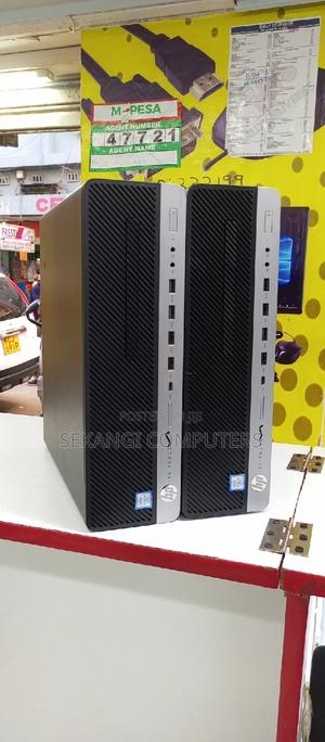 Desktop Computer HP EliteDesk 800 G4 8GB Intel Core I5 HDD 500GB - main view