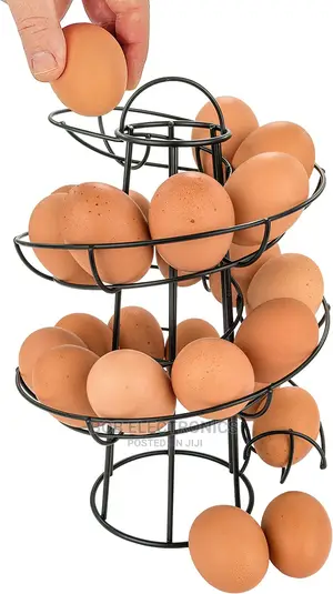 Spiraling Egg Holder