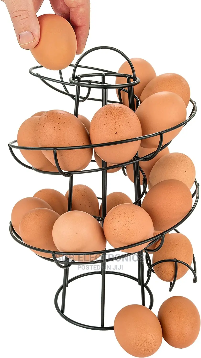 Spiraling Egg Holder