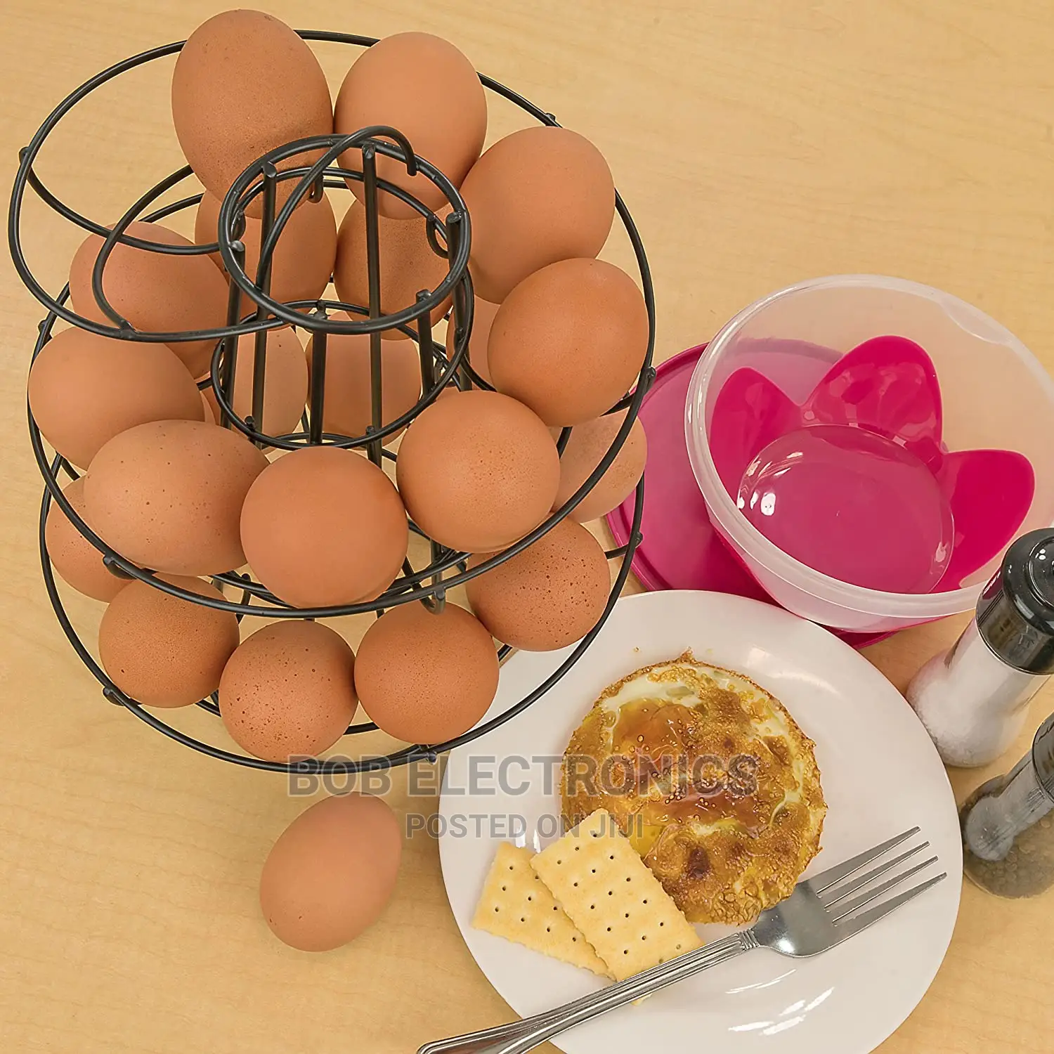 Spiraling Egg Holder