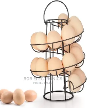 Spiral Design Egg Rack
