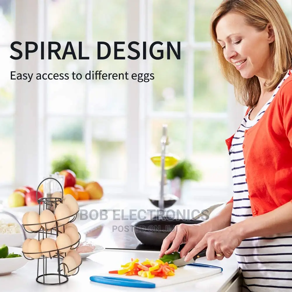 Spiral Design Egg Rack