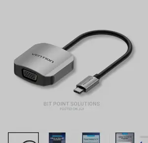 Vention Type C to VGA Converter