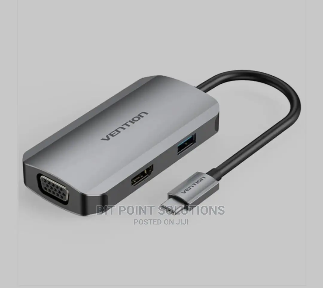 Vention Type C to Multi-Function 4 in 1 Docking Station