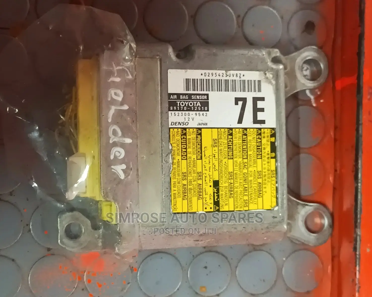 Toyota Fielder Air Bag Control Unit.