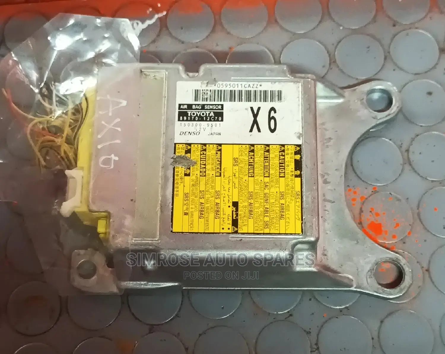 Toyota Axio Air Bag Control Unit.