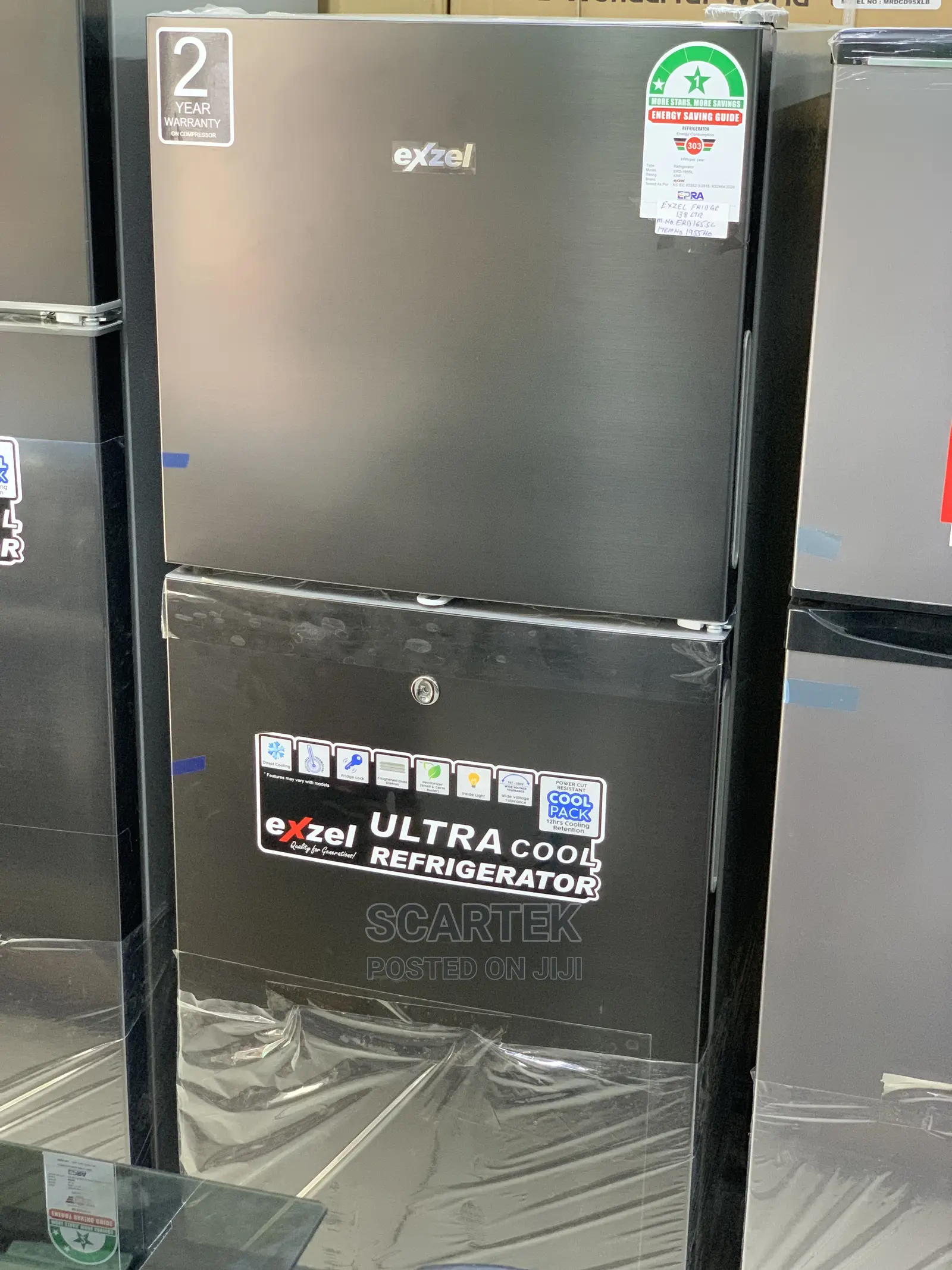 Exzel 138ltrs ERD1655L Fridge