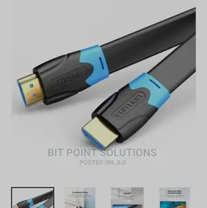 Vention Flat HDMI Cable 0.5M Black