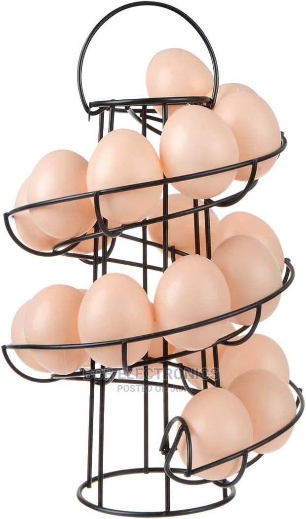 Egg Holder Spiral Rack