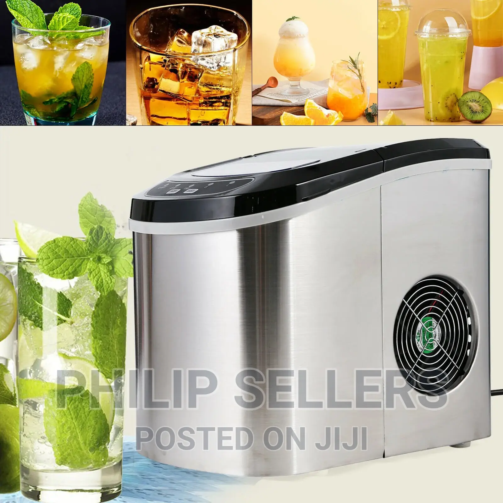 Ice Maker Machine 2.2L | 12kg/24hr - Benchtop Ice Making Mac
