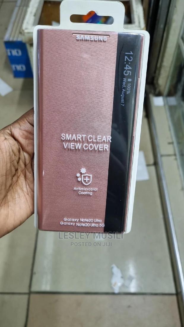 Note 20 Ultra Smart Clear View Cover (Gold) - thumbnail 2