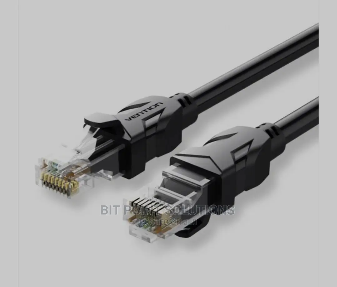 Vention Cat6 Utp Patch Cord Cable 0.5M Black